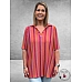 Only-M Poloshirt Laguna Fuchsia Multi